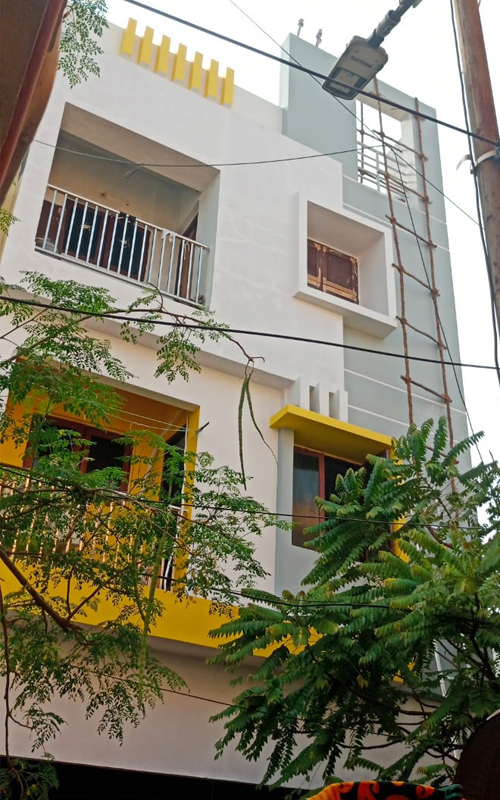 Applications of Damp Master. Golden Building Chemicals, Chennai.