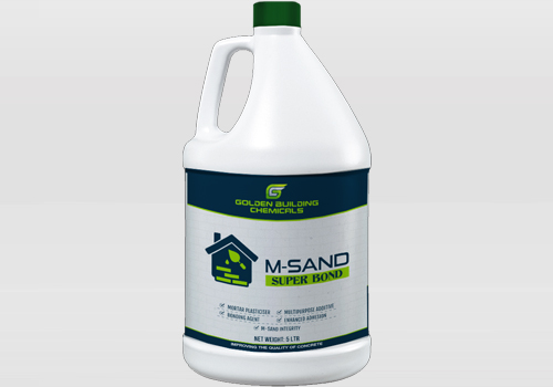 M-Sand Super Bond - Golden Building and Waterproofing Chemical, Chennai.